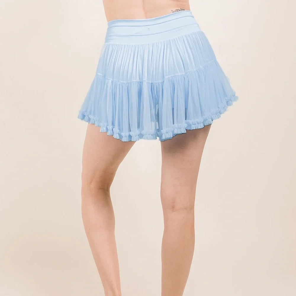 NWOT STELLE Layered High Waisted Cake skirt - Picture 4 of 10